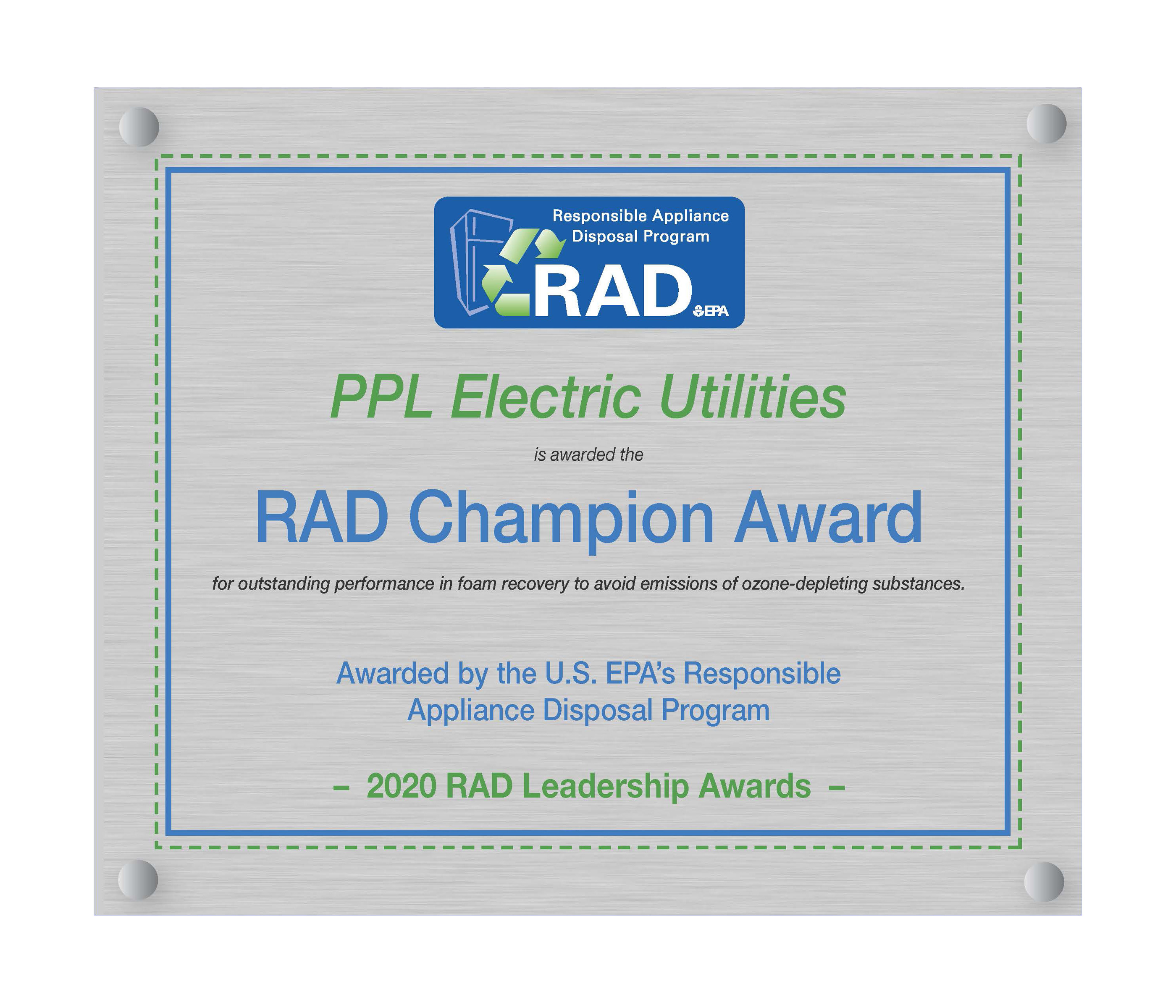 RAD champion